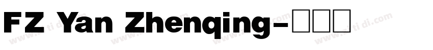 FZ Yan Zhenqing字体转换
